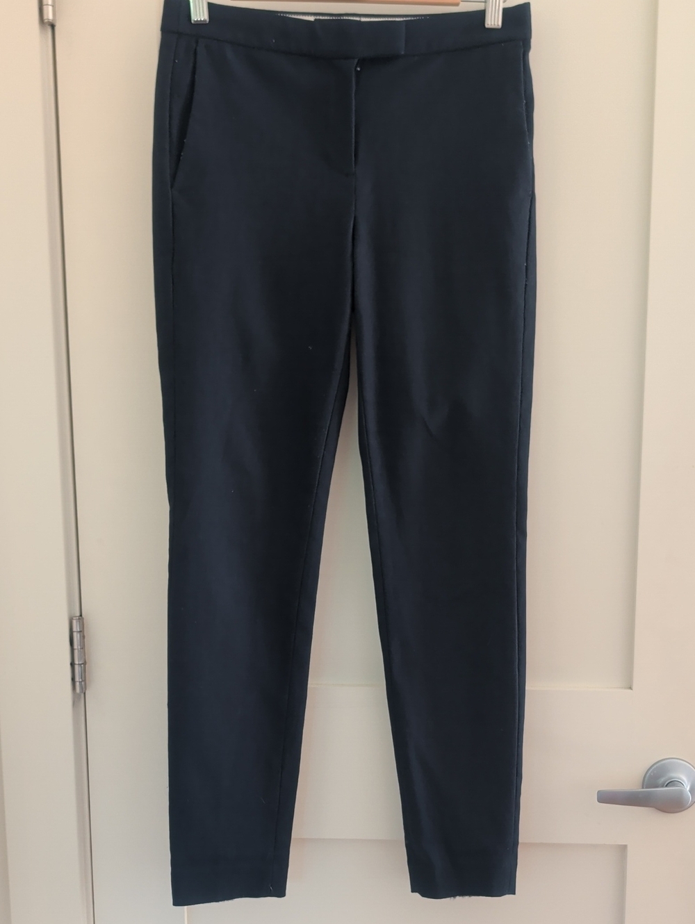 J. Crew Navy Slim Work Trousers
